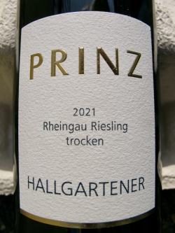 Prinz Hallgartener Riesling  trocken 2021
