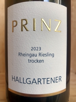 Prinz Hallgartener Riesling trocken 2023