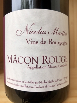 Nicolas Maillet Mâcon rouge 2022