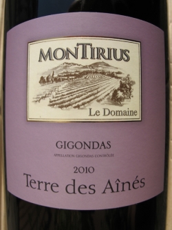 Montirius Gigondas 'Terre des Aînés' 2010 Magnum