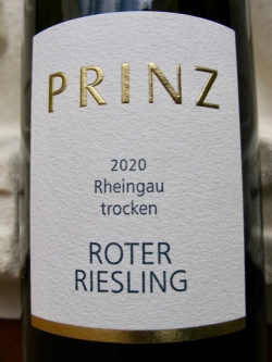 Prinz Roter Riesling trocken 2020