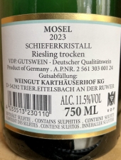 Karthäuserhof 'Schieferkristall' Riesling trocken 2023