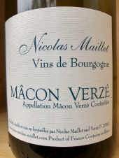 Nicolas Maillet Mâcon-Verzé blanc 2022