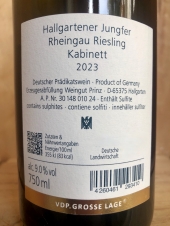 Prinz Hallgartener Jungfer Riesling Kabinett 2023