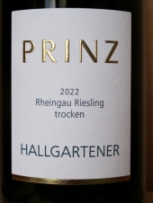 Prinz Hallgartener Riesling  trocken 2022