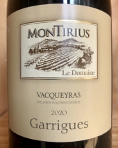 Montirius Vacqueyras 'Garrigues' 2020